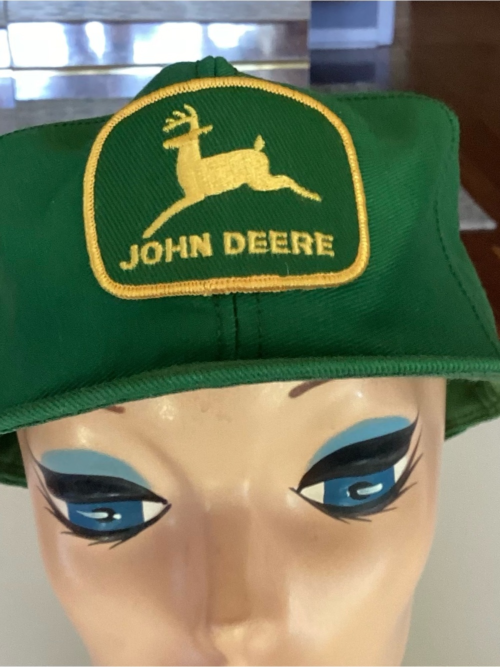 John Deere Green and Yellow Embroidered Logo Cap